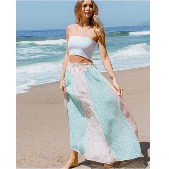 1 LEFT! Chiffon Maxi Skirt - Picture 4 of 4